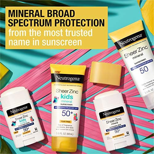 Neutrogena Sheer Zinc Oxide Dry-Touch Sunscreen Lotion with Broad...