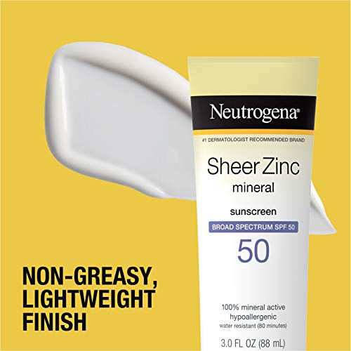 Neutrogena Sheer Zinc Oxide Dry-Touch Sunscreen Lotion with Broad...