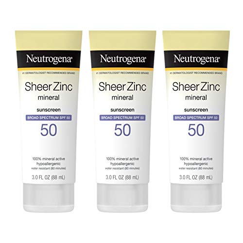 Neutrogena Sheer Zinc Oxide Dry-Touch Sunscreen Lotion with Broad...