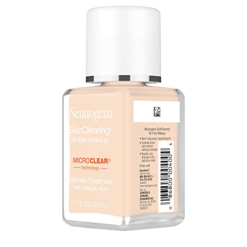 Neutrogena SkinClearing Oil-Free Acne and Blemish Fighting Liquid...