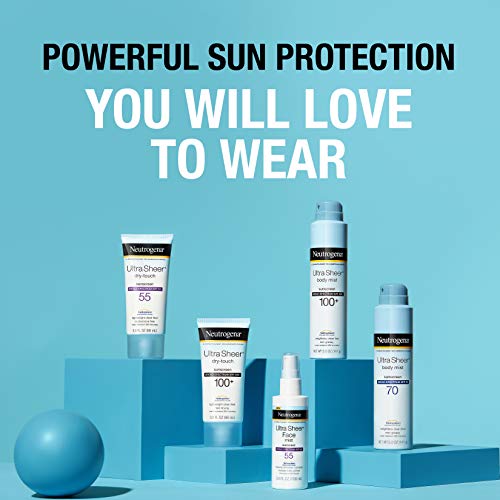 Neutrogena, SPF 100+ Ultra Sheer Body Mist Fullreach Sunscreen Sp...