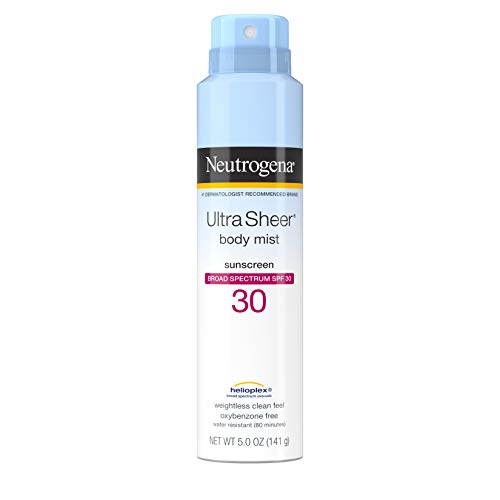 Neutrogena Ultra Sheer Body Mist Sunscreen Spray Broad Spectrum S...