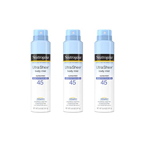 Neutrogena Ultra Sheer Body Mist Sunscreen Spray Broad Spectrum S...
