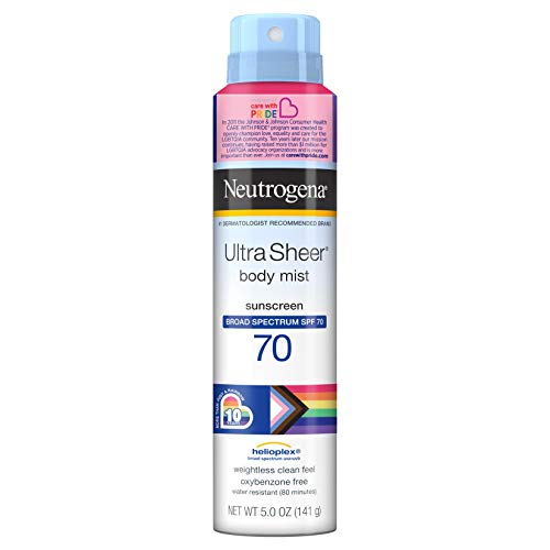 Neutrogena Ultra Sheer Body Mist Sunscreen Spray Broad Spectrum S...