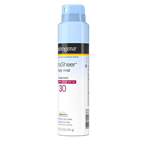 Neutrogena Ultra Sheer Spf#30 Body Mist Full Reach Spray 5 Oz 3 ...