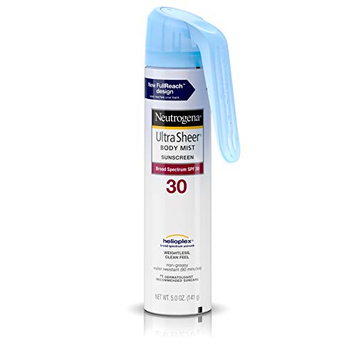 Neutrogena Ultra Sheer Spf#30 Body Mist Full Reach Spray 5 Ounce