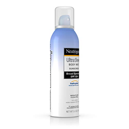Neutrogena, Ultra Sheer Sunblock Body Mist Spray, SPF 100+, 5 oz