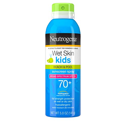 Neutrogena Wet Skin Kids Sunscreen Spray Mist, Water-Resistant an...