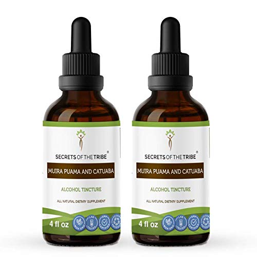 Muira Puama and Catuaba Alcohol Liquid Extract Ptychopetalum Ola...