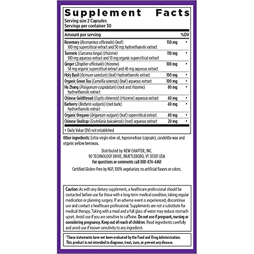 New Chapter Multi-Herbal + Joint Supplement, Zyflamend Whole Body...