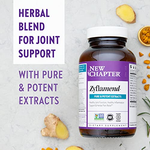 New Chapter Multi-Herbal + Joint Supplement, Zyflamend Whole Body...