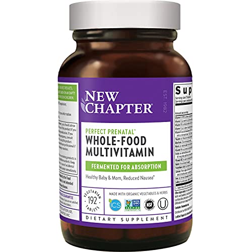 New Chapter Perfect Prenatal Vitamins - 192ct, Organic Prenatal V...