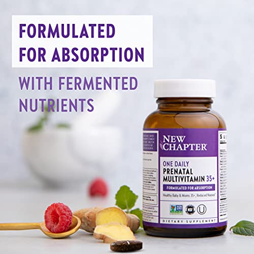 New Chapter Prenatal Vitamins, One Daily Prenatal Multivitamin Ag...
