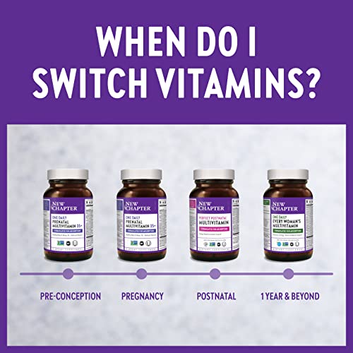 New Chapter Prenatal Vitamins, One Daily Prenatal Multivitamin Ag...
