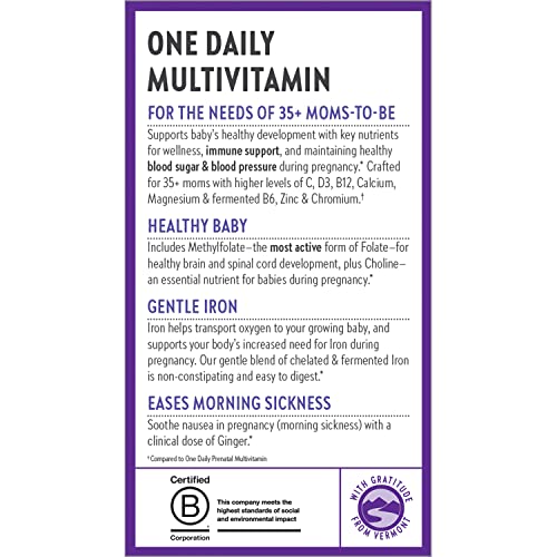 New Chapter Prenatal Vitamins, One Daily Prenatal Multivitamin Ag...