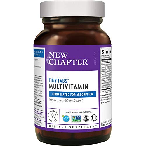 New Chapter Tiny Tabs Multivitamin with Energy Stress and Immune ...