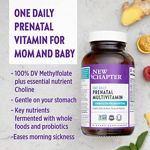 New Chapter Vitamins Prenatal Multivitamin with Methylfolate + Ch...