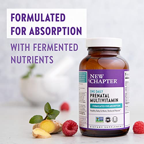 New Chapter Vitamins Prenatal Multivitamin with Methylfolate + Ch...