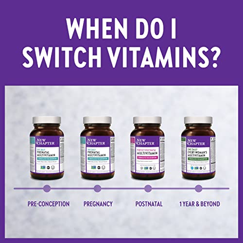 New Chapter Vitamins Prenatal Multivitamin with Methylfolate + Ch...