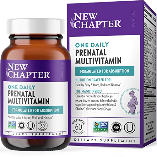 New Chapter Vitamins Prenatal Multivitamin with Methylfolate + Ch...