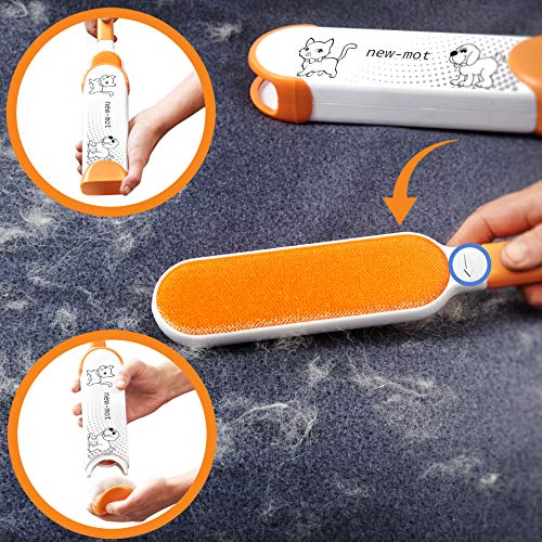 new-mot Pet Hair Remover Cat & Dog Lint Brush Hair Remover Effici...