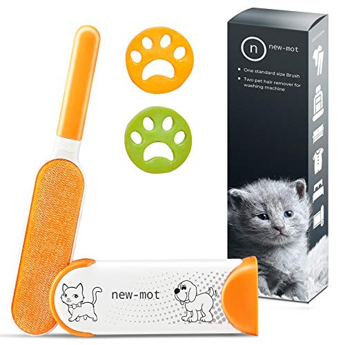 new-mot Pet Hair Remover Cat & Dog Lint Brush Hair Remover Effici...