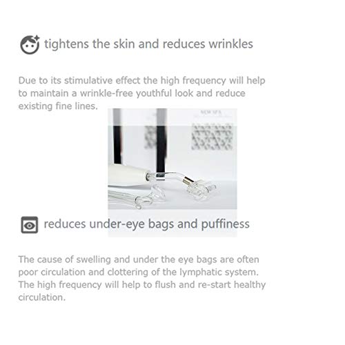 Professional Grade Portable High Frequency Darsonval Facial Device