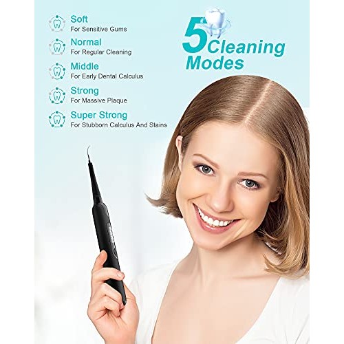 Plaque Remover for Teeth, NICARE Ultrasonic Tooth Cleaner Dental ...