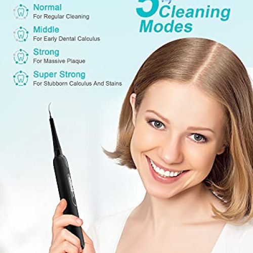 Plaque Remover for Teeth, NICARE Ultrasonic Tooth Cleaner Dental ...