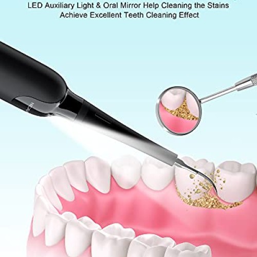 Plaque Remover for Teeth, NICARE Ultrasonic Tooth Cleaner Dental ...
