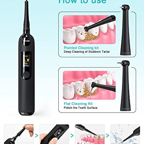 Plaque Remover for Teeth, NICARE Ultrasonic Tooth Cleaner Dental ...