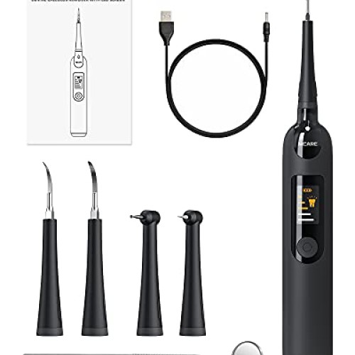 Plaque Remover for Teeth, NICARE Ultrasonic Tooth Cleaner Dental ...