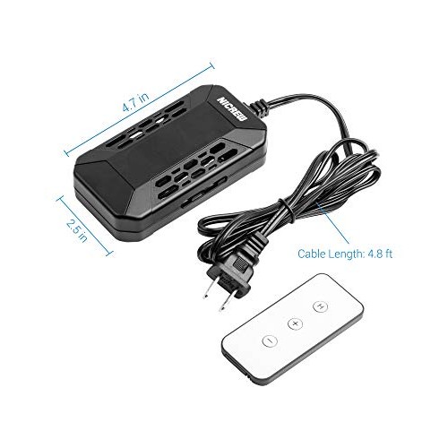 NICREW Mini Submersible Aquarium Heater, Digital Temperature Disp...
