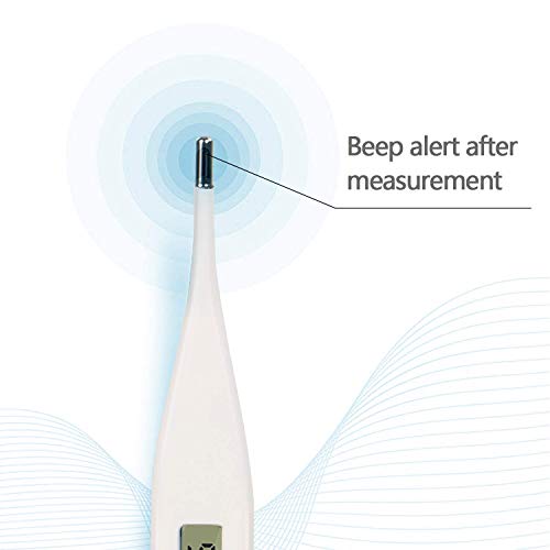 Basal Body Thermometer - Waterproof, Highly Accurate 1/100th Degr...
