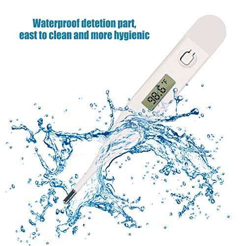 Basal Body Thermometer - Waterproof, Highly Accurate 1/100th Degr...