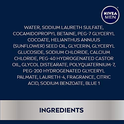NIVEA for Men Sport 3-in-1 Body Wash, 16.9 fl. oz. Bottle