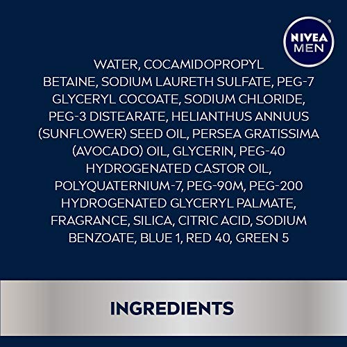 NIVEA Men Active3 3-in-1 Body Wash 16.9 Fluid Ounce Pack of 3