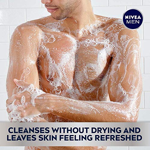 Nivea Men Sensitive 3-in-1 Body Wash, 16.9 Fl Oz Pack of 3