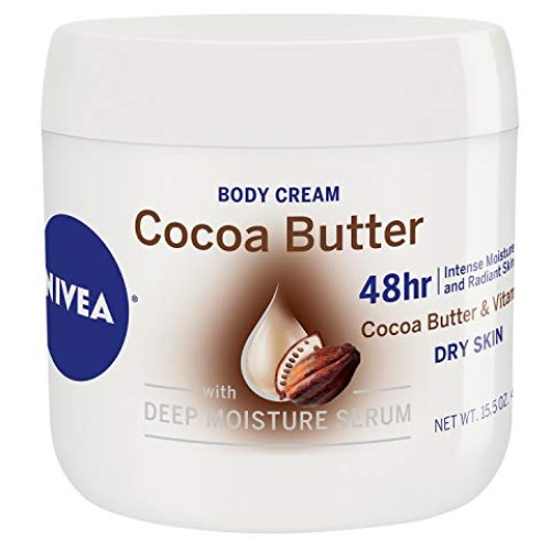 NIVEA Cocoa Butter Body Cream - 48 Hour Moisture For Dry Skin To ...