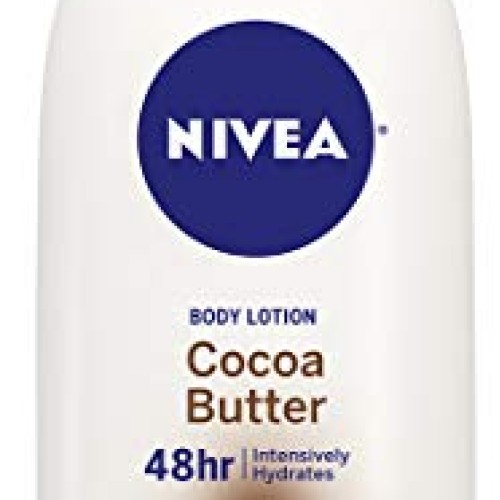 NIVEA Cocoa Butter Body Lotion with Deep Nourishing Serum, 16.9 F...