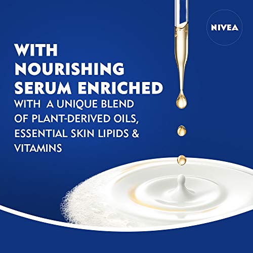 NIVEA Coconut and Almond Milk Body Wash with Nourishing Serum, 20...