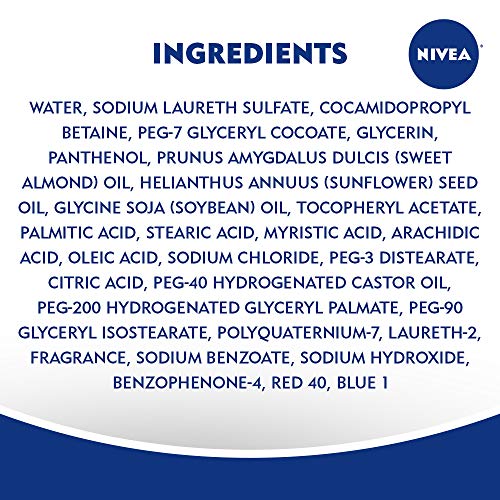 NIVEA Coconut and Almond Milk Body Wash with Nourishing Serum, 20...