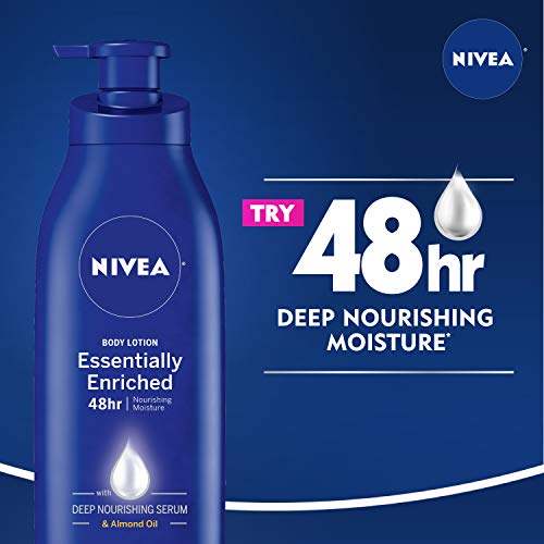 NIVEA Essentially Enriched Body Lotion,Dry to Very Dry Skin, 16.9...