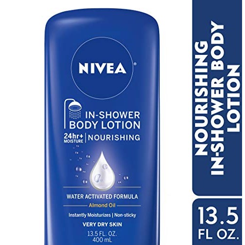 NIVEA Nourishing In-Shower Body Lotion - Non-Sticky For Dry to Ve...