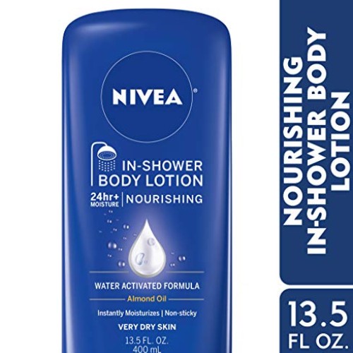 NIVEA Nourishing In-Shower Body Lotion - Non-Sticky For Dry to Ve...