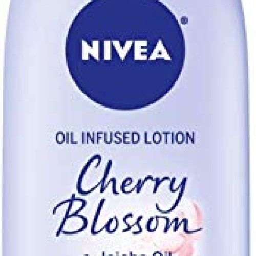 NIVEA Oil Infused Body Lotion Cherry Blossom and Jojoba Oil, 16.9...