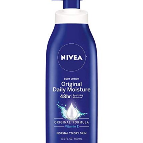 NIVEA Original Daily Moisture Body Lotion with Vitamin E, 16.9 Fl...