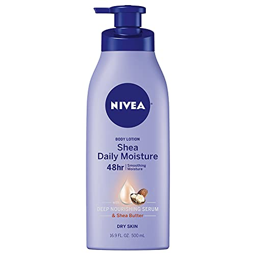 NIVEA Shea Daily Moisture Body Lotion, Dry Skin Lotion with Shea ...