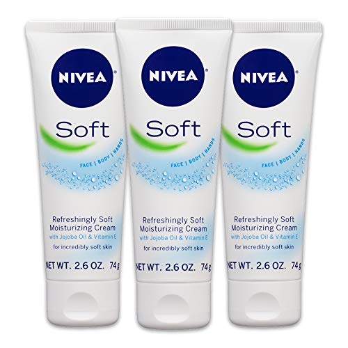 NIVEA Soft Moisturizing Creme 2.6 Ounce pack of 3