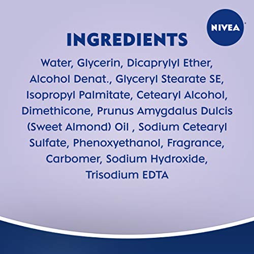 NIVEA Vanilla and Almond Oil Infused Body Lotion, 50.7 Fl Oz, Pac...